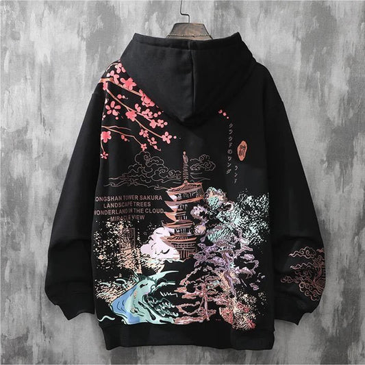 Men's Anime Hip-Hop Japanese Hoodies