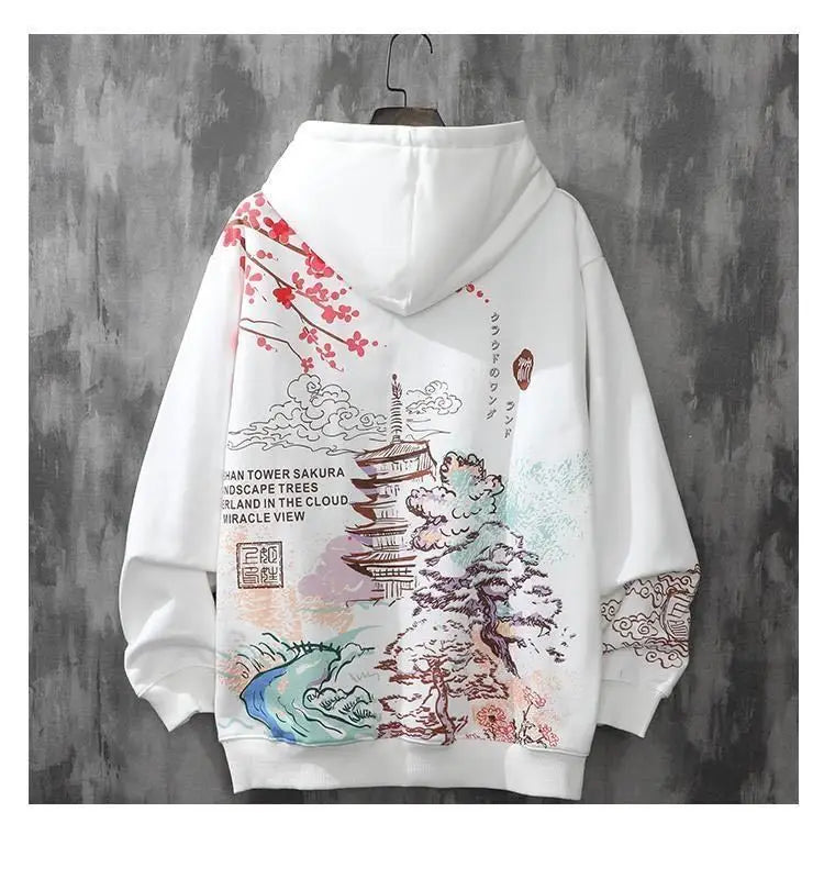 Men's Anime Hip-Hop Japanese Hoodies