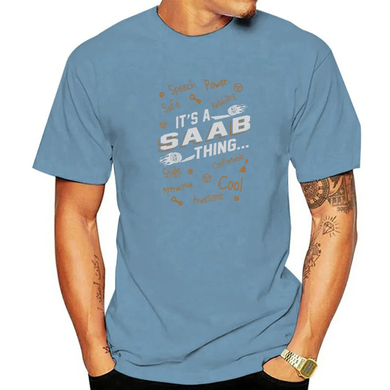 Saab It's a Saab Man's T-Shirt