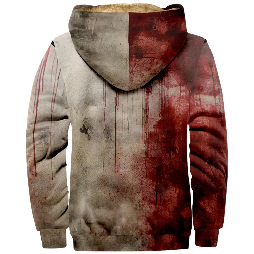 Men's Zipper Hoodie Long Sleeve