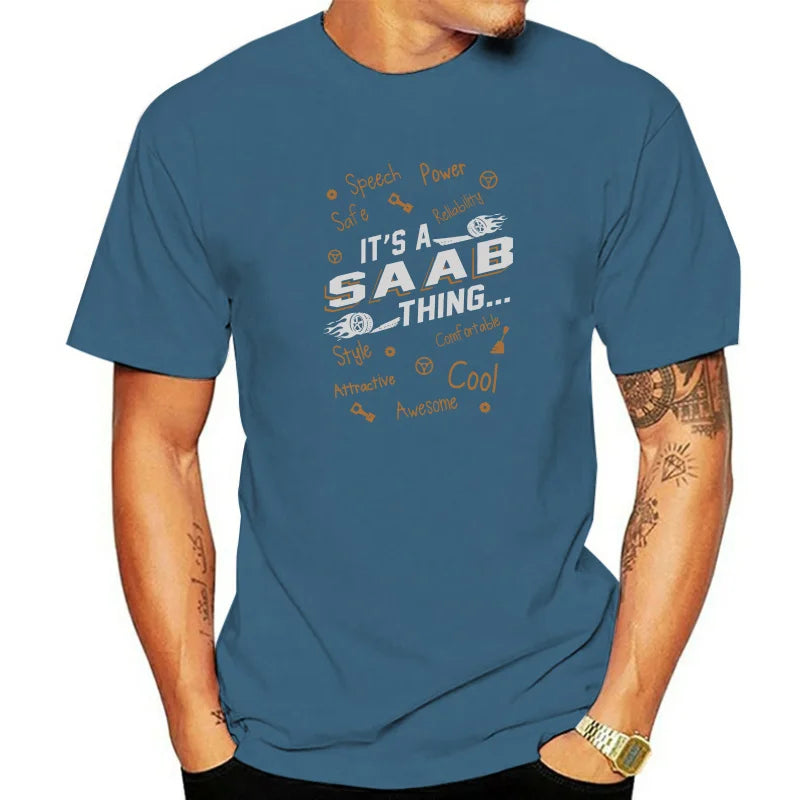 Saab It's a Saab Man's T-Shirt