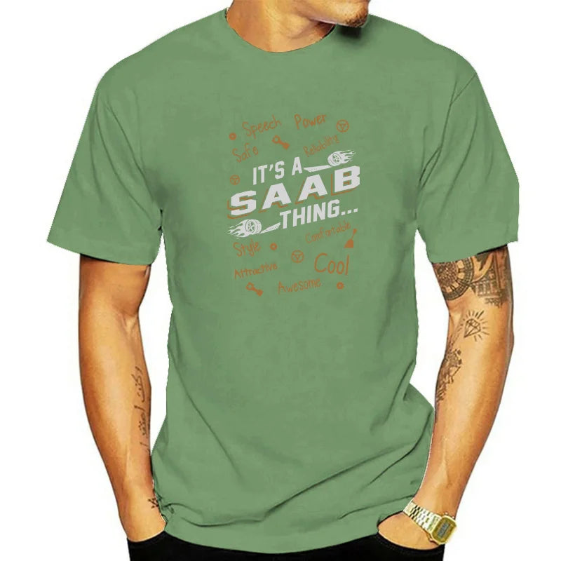 Saab It's a Saab Man's T-Shirt