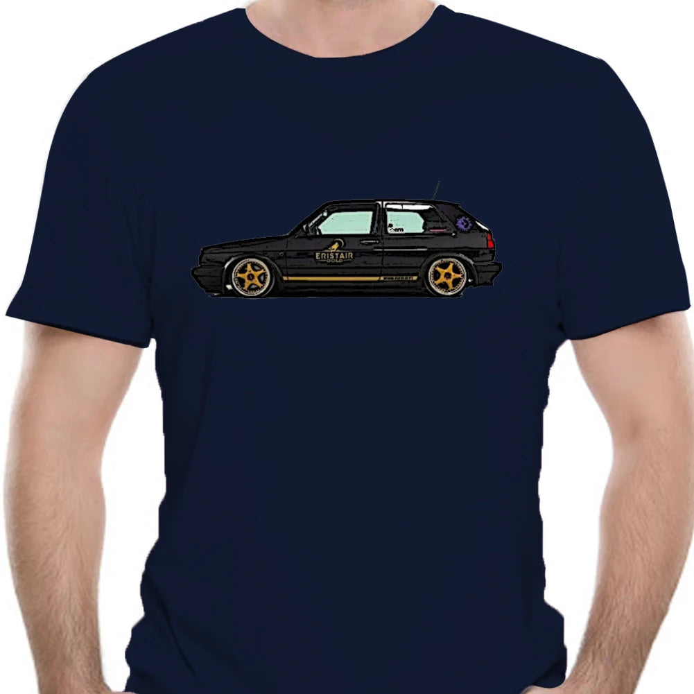 Fashion Summer Golf Gti Black Mk2 T-shirt Men's